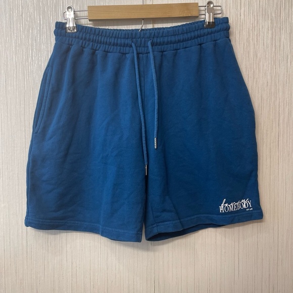 Fancy Homebody Matching Set - Blue Sweatshirt & Shorts (Size M) - Picture 4 of 11
